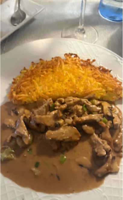 Zurich-style veal with rösti